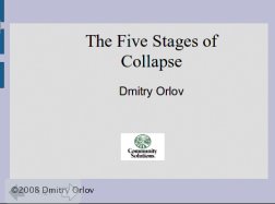 The Five Stages Of Collapse - By Dmitry Orlov (paperback) : Target
