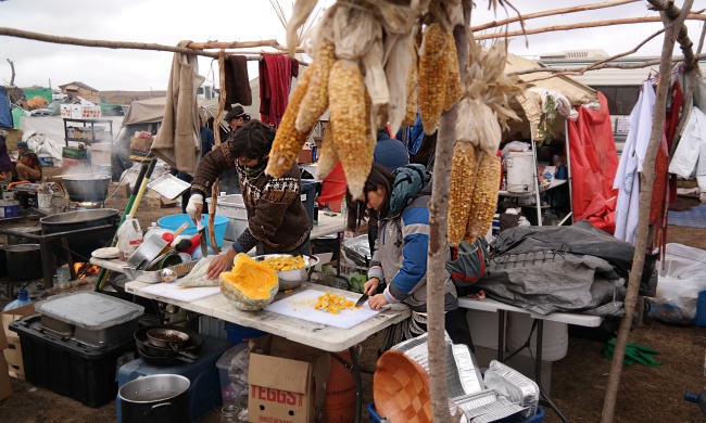 At Standing Rock, No One Goes Hungry: The Kitchen That Serves