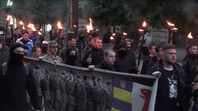 Western Silence As 20,000 NeoNazis March in Ukraine